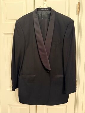 Hugo Boss Black Satin Shawl Lapel Tuxedo Set